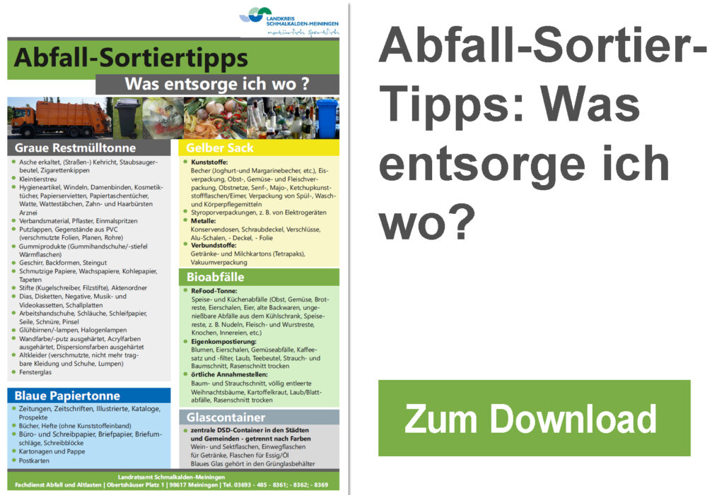 Abfall-Sortier-Tipps: Was entsorge ich wo? - PDF öffnen