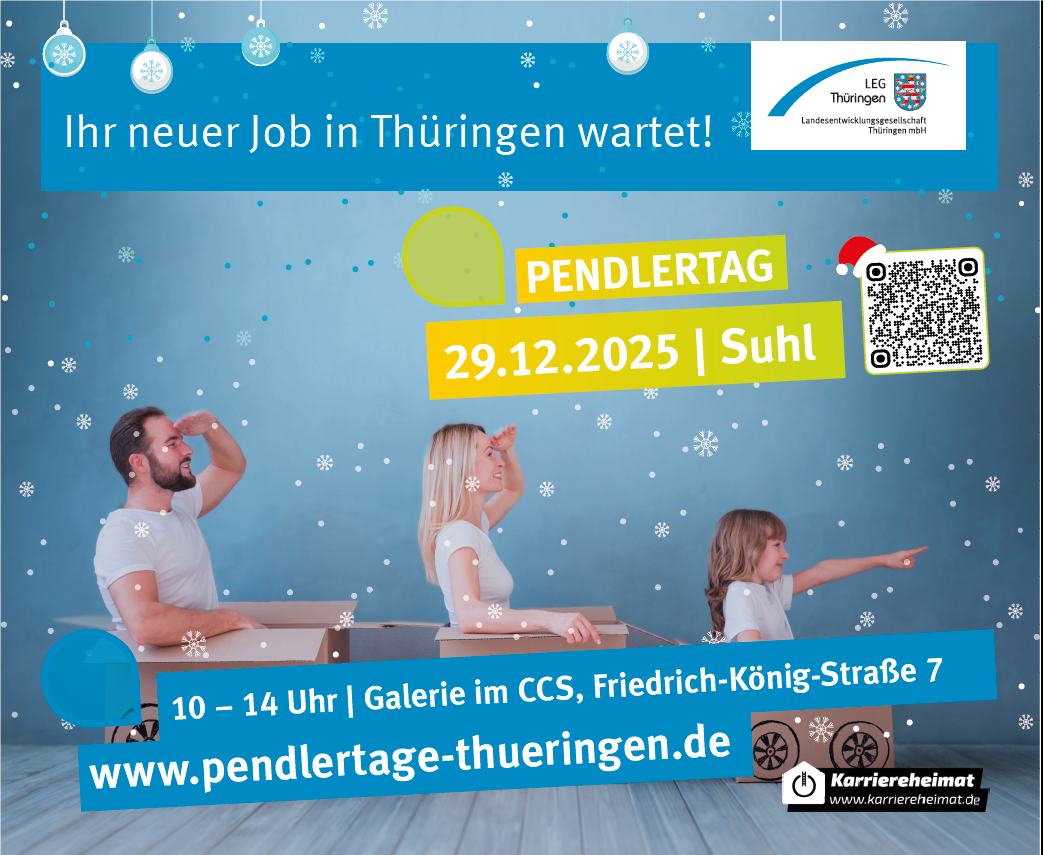 Pendler- und Rückkehrertag 2025: Südwestthüringen präsentiert starke Perspektiven für Fachkräfte