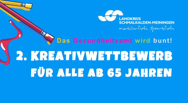 Ran an die Pinsel! Landratsamt lädt Menschen ab 65 Jahren zur Teilnahme am 2. Kreativwettbewerb ein