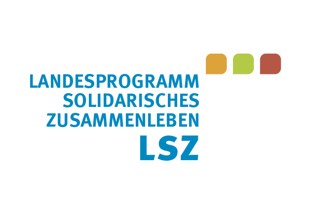 Logo des Landesprogramms Solidarisches Zusammenleben (kurz: LSZ)