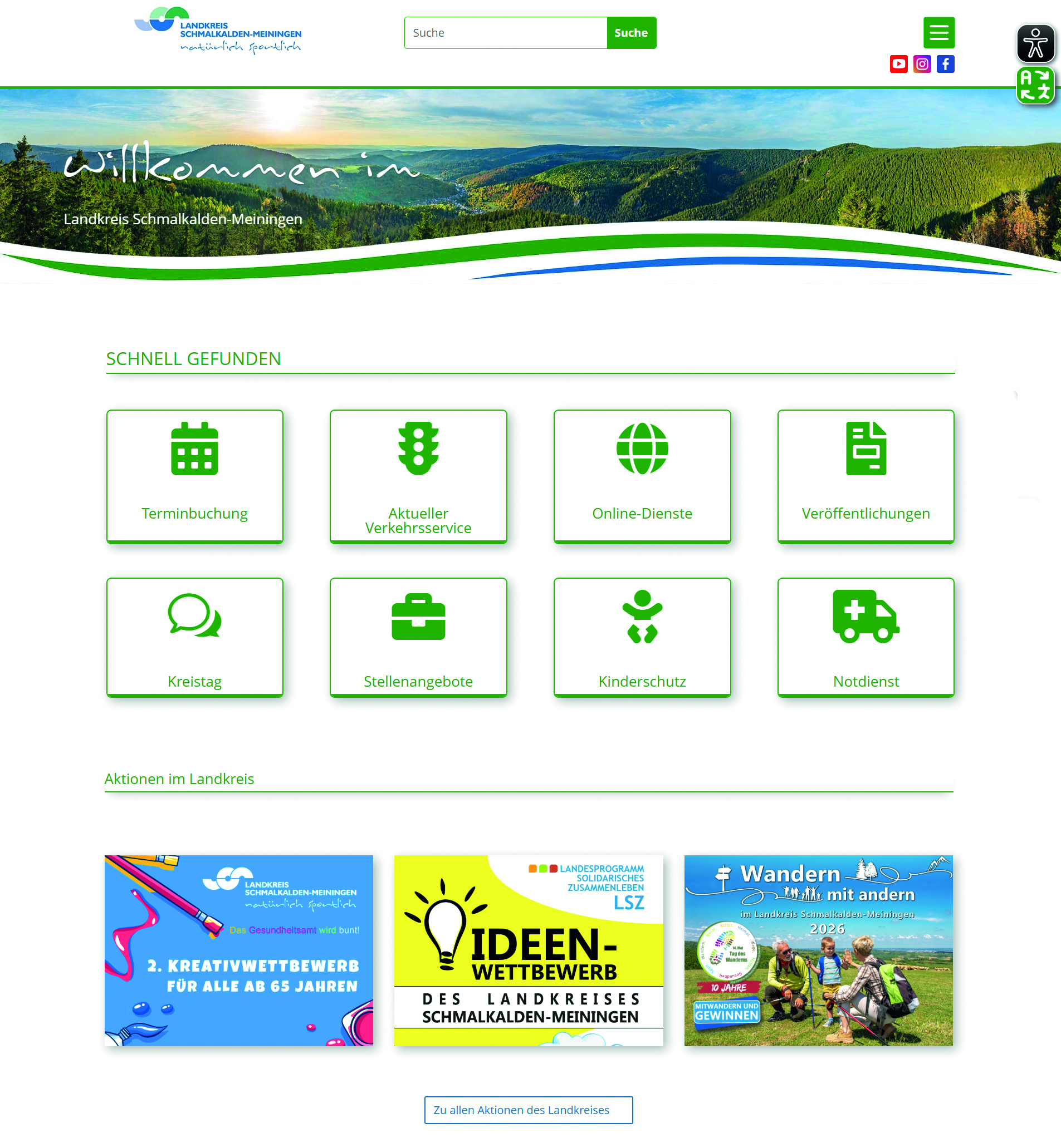 Neue Internetseite des Landkreises ist online: Moderne, sichere und nutzerfreundliche Website nach umfassendem Neuaufbau entstanden